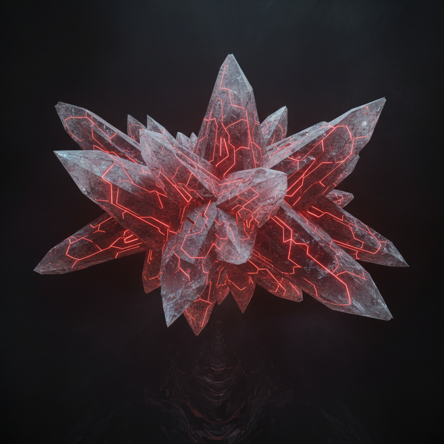 Abstract northern vault illustration